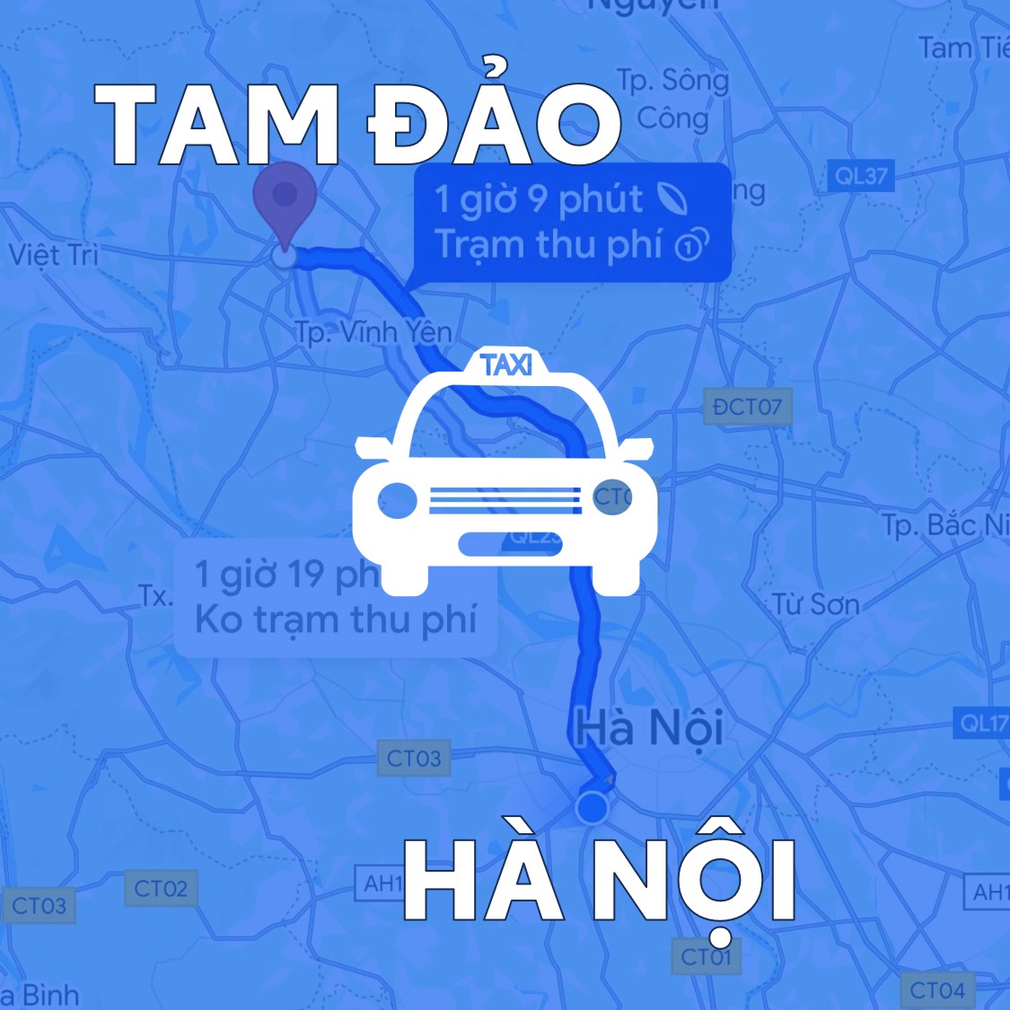 Giá xe ghép hà nội vĩnh phúc