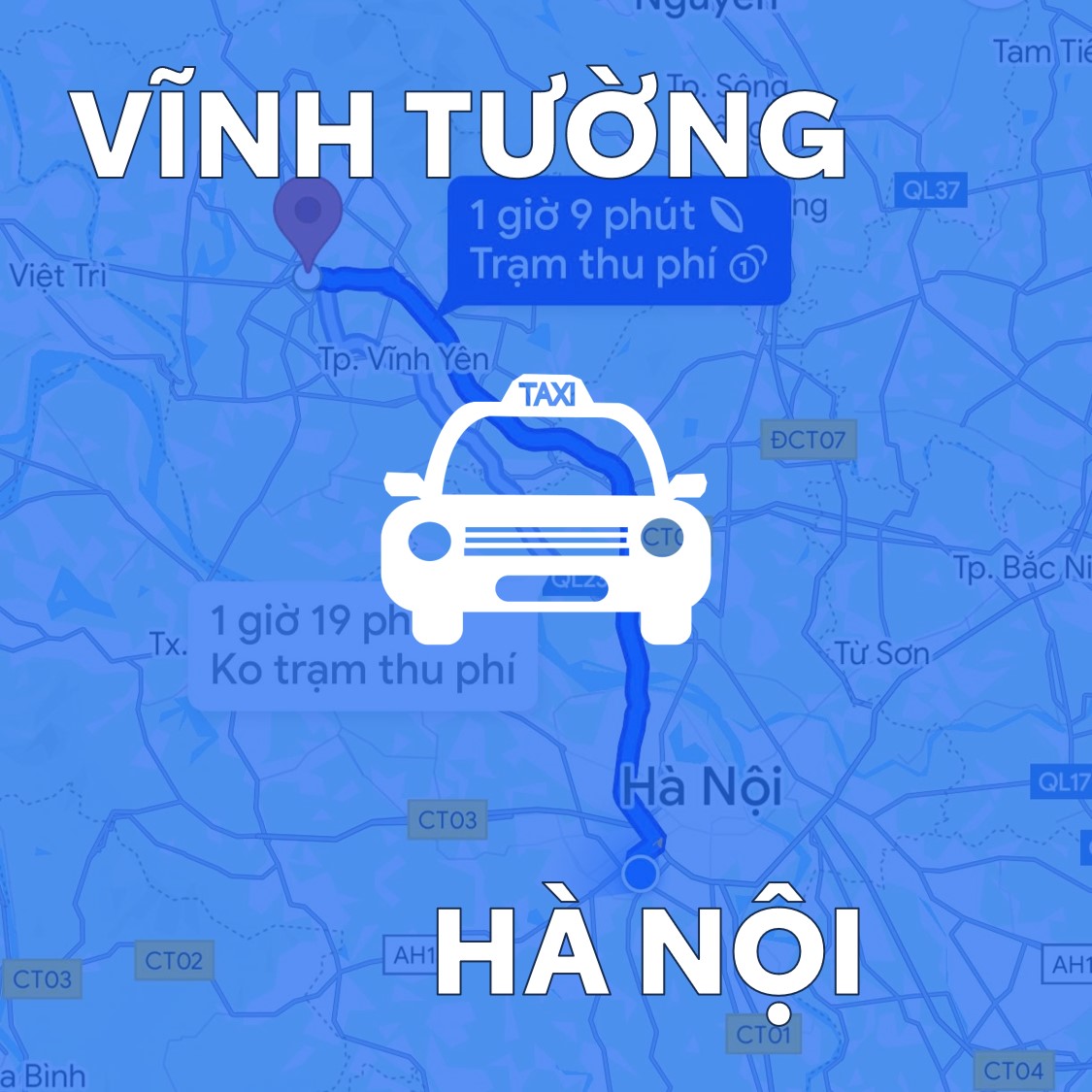 Giá xe ghép hà nội vĩnh phúc